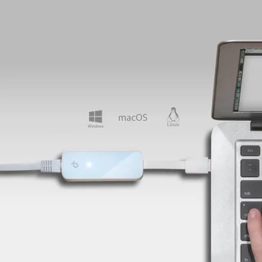 Adaptador de Red TP-Link UE200, USB 2.0 a Ethernet, 100Mbps 4