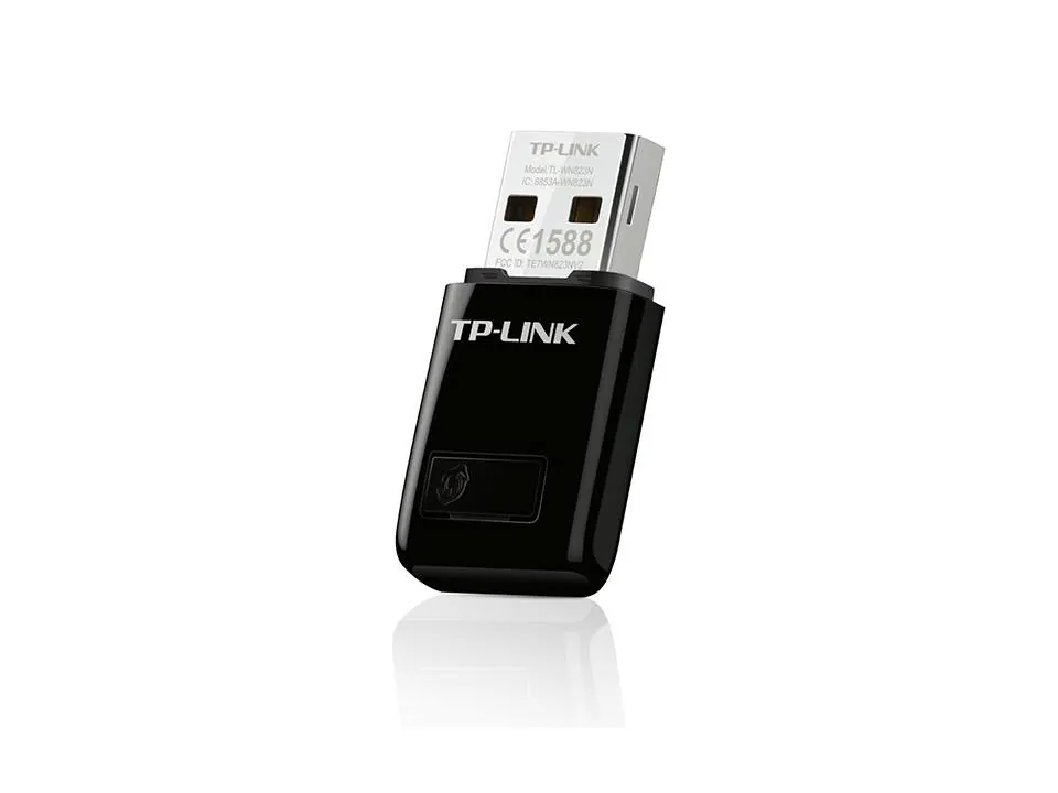 Mini Adaptador de red USB Inalámbrico N de 300Mbps TP Link TL-WN823N 6