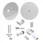 UBIQUITI Gen2 420mm 25dBi c/Radome c/Escudo PowerBeamAC 1-1000 PoE-24V - Miniatura 6