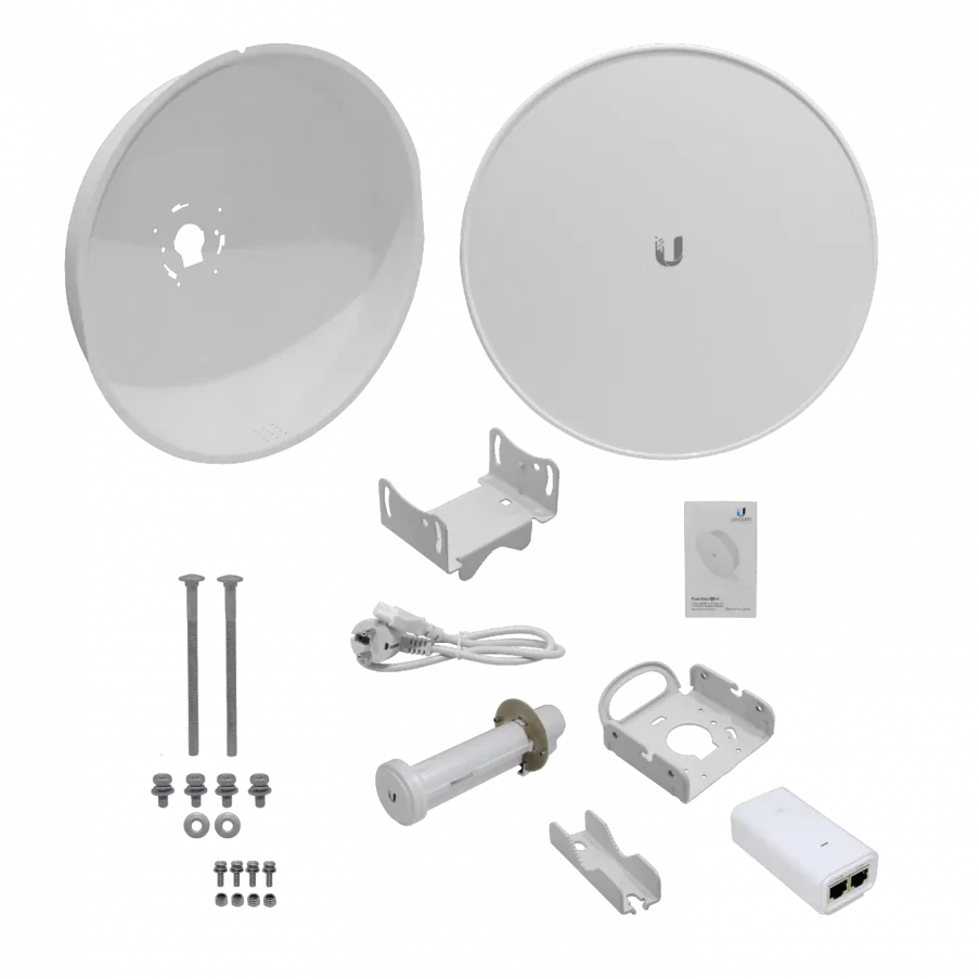 UBIQUITI Gen2 420mm 25dBi c/Radome c/Escudo PowerBeamAC 1-1000 PoE-24V 6