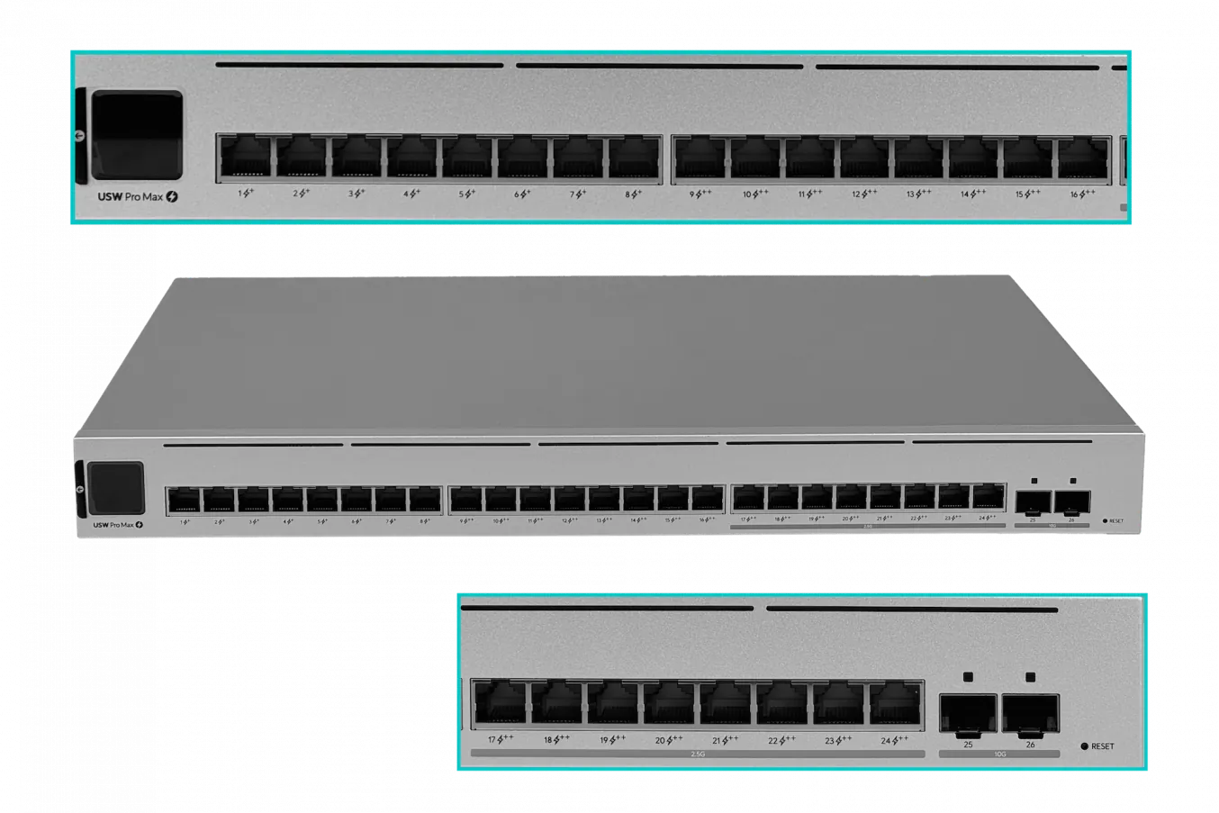 UBIQUITI Et 8-2500 16-1000 2-SFP+10G USP-opcional req-UniFi Switch L3 2