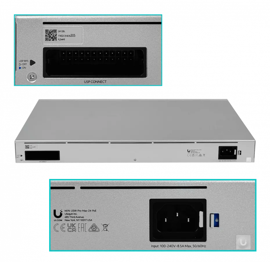 UBIQUITI Et 8-2500 16-1000 2-SFP+10G USP-opcional req-UniFi Switch L3 3