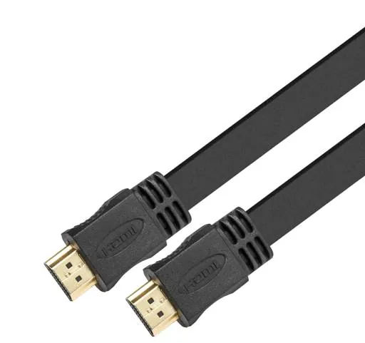 Cable HDMI plano con conector macho a macho Xtech XTC-406, Resolución Hasta 3840x2160p*, 1.8mts, 2