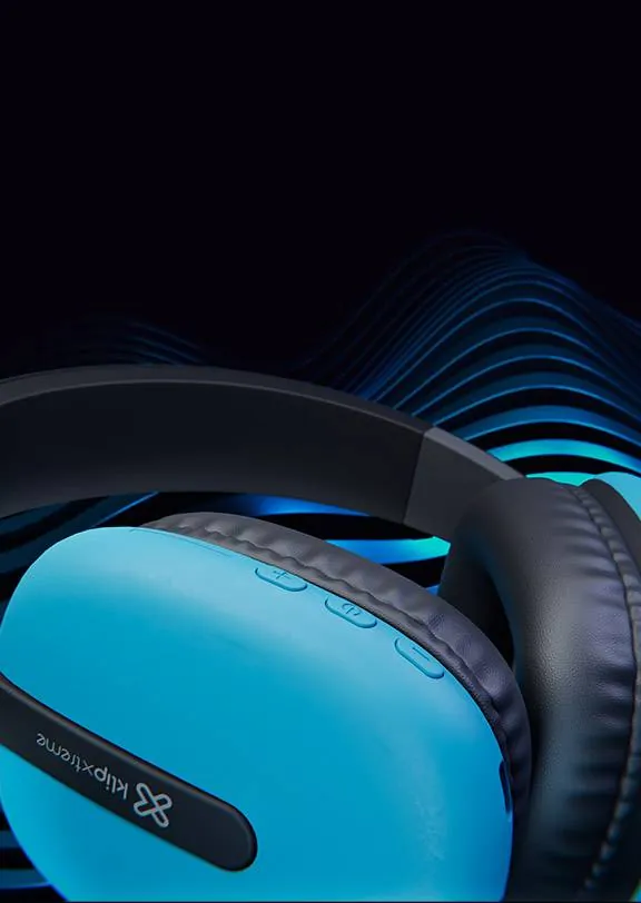 Audífonos Bluetooth Inalámbricos Klip Xtreme ZoundTune KWH-010BL, Diseño ergonómico y ligero, Azul 5