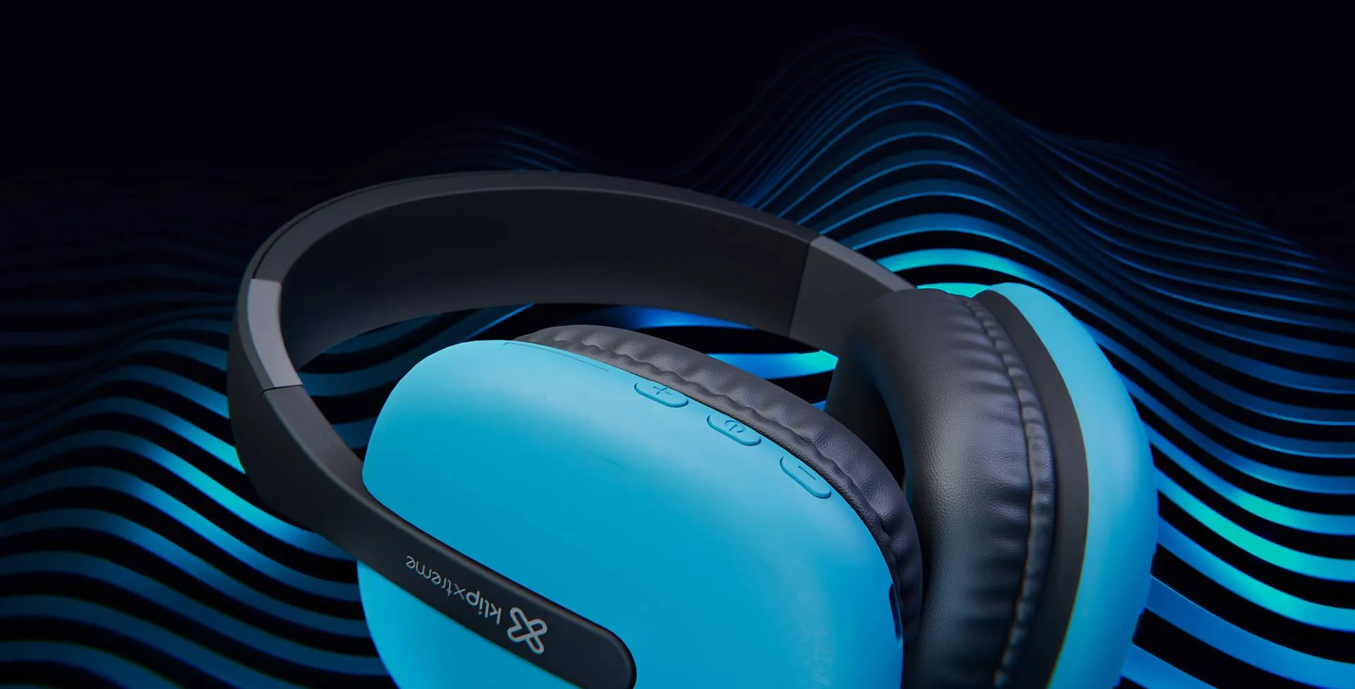 Audífonos Bluetooth Inalámbricos Klip Xtreme ZoundTune KWH-010BL, Diseño ergonómico y ligero, Azul 6