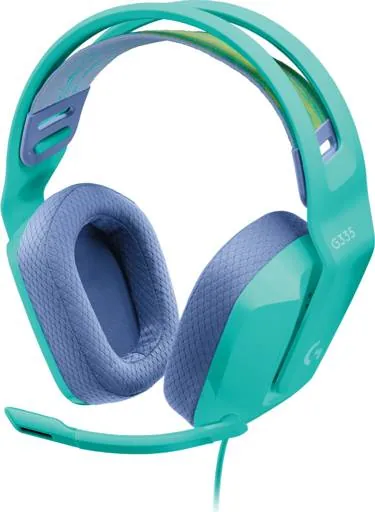 Audífonos Gamer Logitech G335, Con Micrófono, Compatible con PC/Xbox/PS4/Nintendo Switch, Menta 4