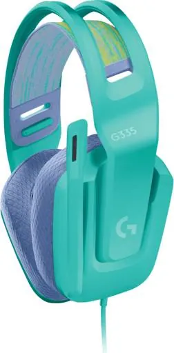 Audífonos Gamer Logitech G335, Con Micrófono, Compatible con PC/Xbox/PS4/Nintendo Switch, Menta 6