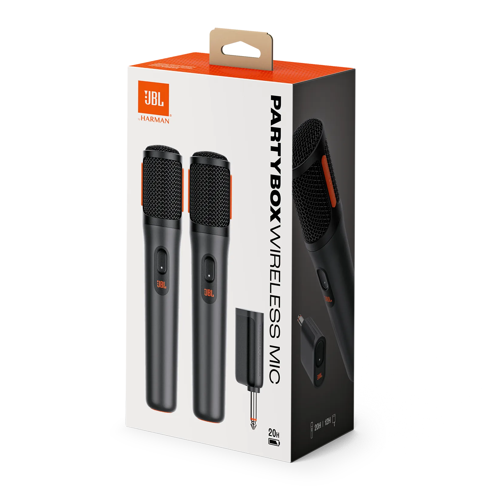 Kit de Micrófonos Inalámbricos JBL PartyBox, 2 Unidades, 2.4GHz, Negro 7