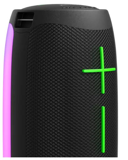 Parlante Portátil Klip Xtreme ZoundFire Pro KBS-350BK, LED Flame Lights, Color Negro 5