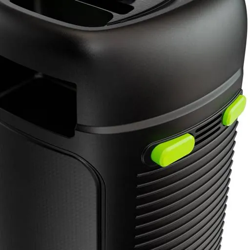 Parlante Portátil Klip Xtreme BoomFire, 1200W, 2 Subwoofers 4