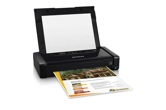 Impresora Tinta Color Epson WorkForce WF-100, 7 ppm/negro, 4 ppm/color, LAN (inalámbrica) Wi-Fi 4