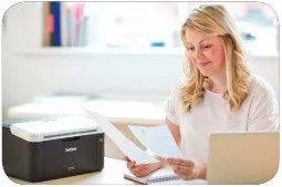 Impresora láser monocromática Brother HL-1212W, 21 ppm, USB 2.0, Wifi 3