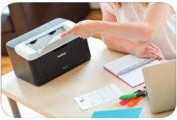 Impresora láser monocromática Brother HL-1212W, 21 ppm, USB 2.0, Wifi 4
