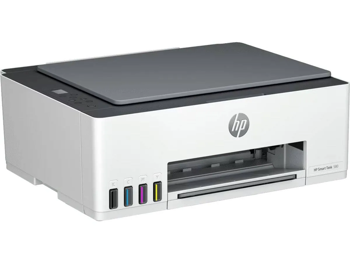  Impresora Multifuncional tinta color HP Smart Tank 580, 12 ppm/negro, 5 ppm/color, Bluetooth, Wi-Fi 3