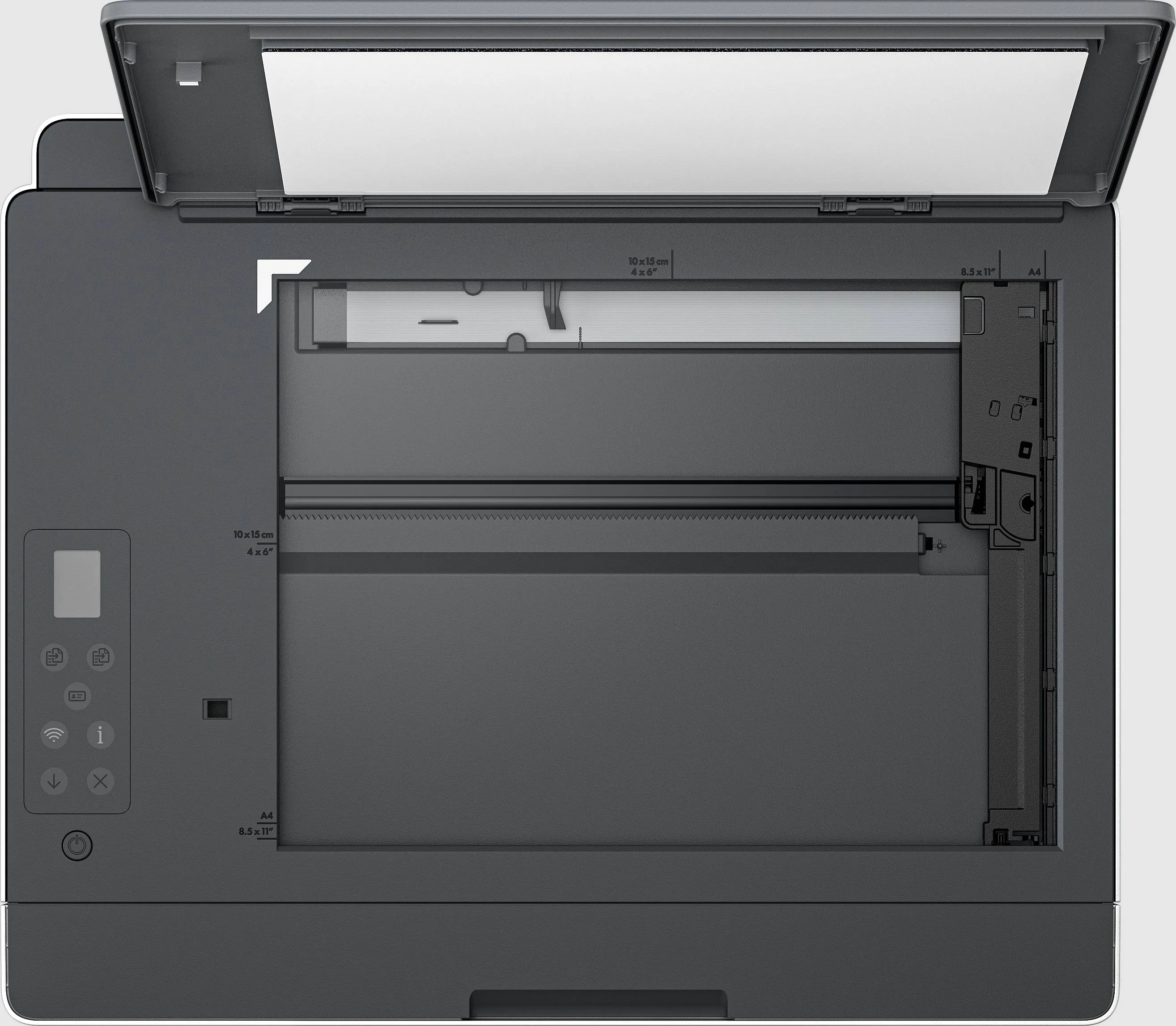  Impresora Multifuncional tinta color HP Smart Tank 580, 12 ppm/negro, 5 ppm/color, Bluetooth, Wi-Fi 11