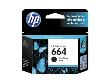 Cartucho original de tinta negra HP 664 Advantage (F6V29AL) 2