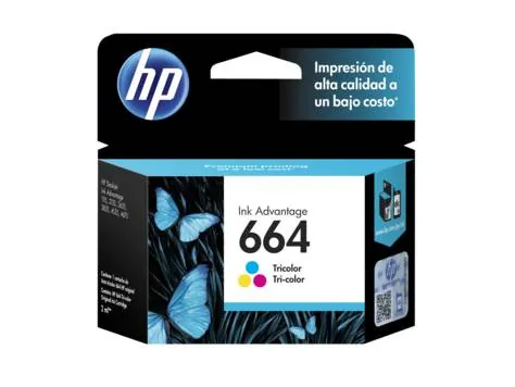 Cartucho de Tinta Original HP 664, tri-color, Advantage (F6V28AL) 2