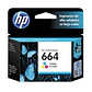 Cartucho de Tinta Original HP 664, tri-color, Advantage (F6V28AL) - Miniatura 2