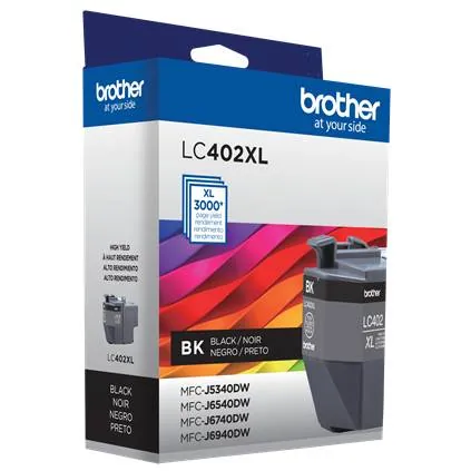 Cartucho de Tinta Original Brother LC402XLBKS, Rendimiento 1500 Páginas, Negro 5