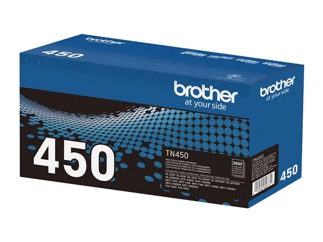 Cartucho de Tóner Original Brother TN-450, Negro, 2.600 Paginas 6