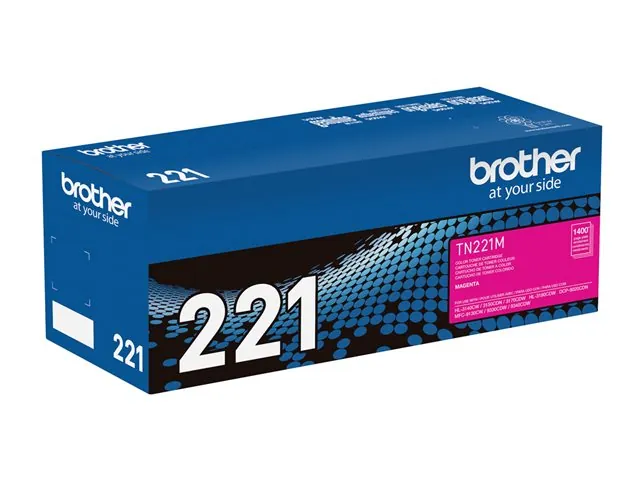 Cartucho de Tóner Original Brother TN-221M, Magenta , 1.400 páginas 4