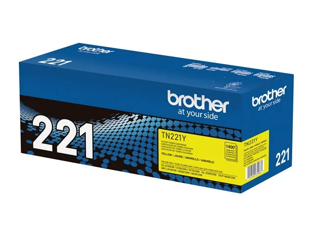 Cartucho de Tóner Original Brother TN-221Y, Amarillo, 1.400 páginas 5