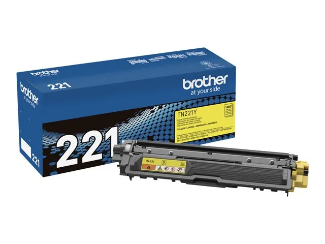 Cartucho de Tóner Original Brother TN-221Y, Amarillo, 1.400 páginas 6