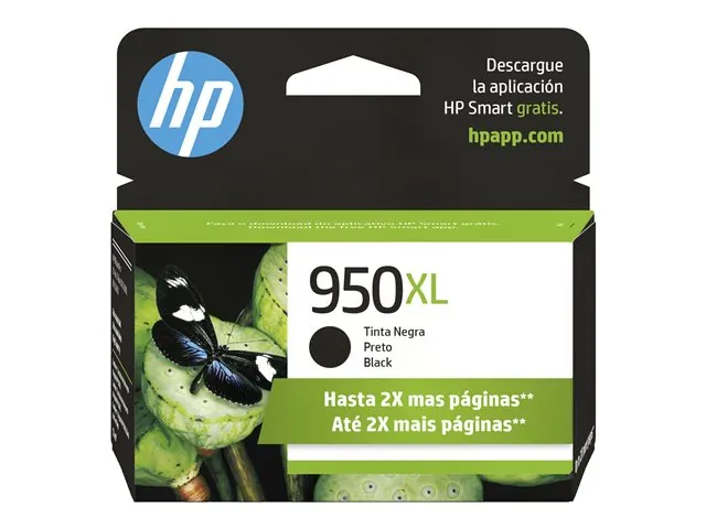 Cartucho original de tinta negra de alto rendimiento HP 950XL (CN045AL) 1