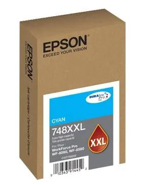 Cartucho de Tinta Original Epson T748XXL, Cian, Extra Alta Capacidad 2