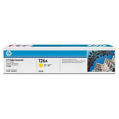 Cartucho de Tóner Original HP 126A, Amarillo, LaserJet (CE312A) 2