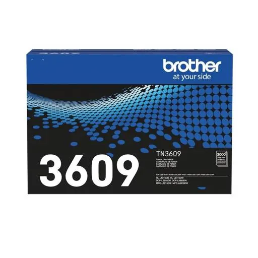 Cartucho de Toner Original Brother TN-3609 Negro, 3000 Páginas 5