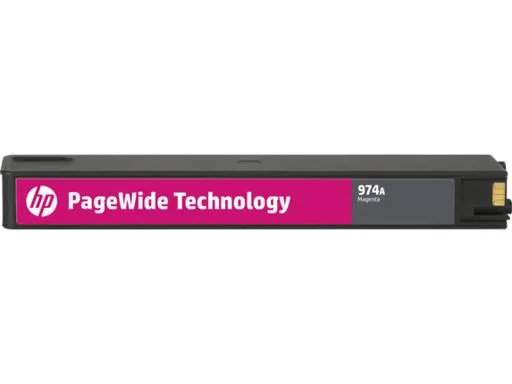 Cartucho de Tinta HP 974A Magenta Pagewide Original 1