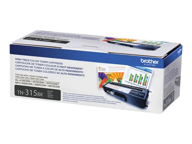 Cartucho de Tóner Original Brother TN-315BK, Negro, 6.000 páginas 2