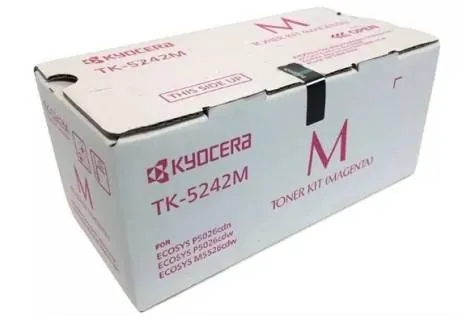 Cartucho de Tóner Original Kyocera TK-5242 M, Magenta, ECOSYS M5526cdn/P5026cdn/M5526cdw/P5026cd 2