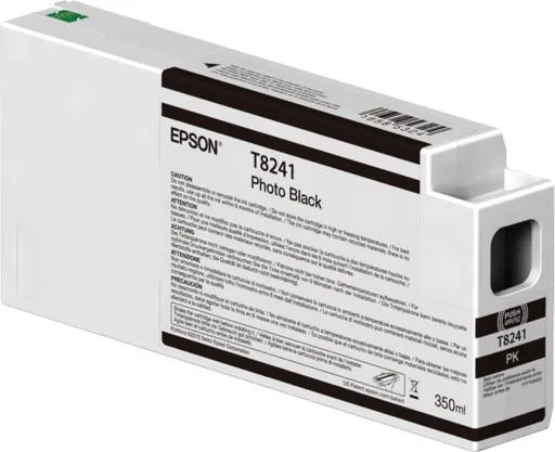 Cartucho de Tinta Epson UltraChrome HD T8241, 350ml, Negro Fotográfico 2