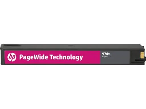 Cartucho de Tinta Original HP PageWide 974X de alta capacidad Magenta (L0S02AL) 2