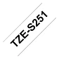 Cinta laminada superadhesiva Brother Texto negro sobre fondo blanco TZE-S251 - Miniatura 2