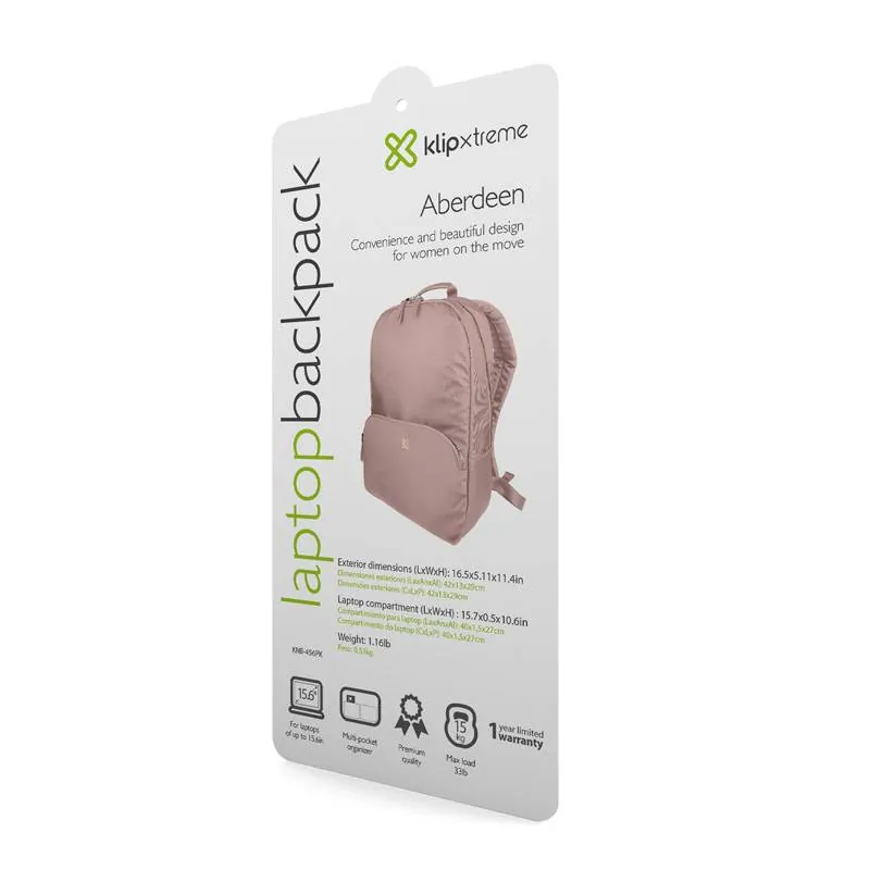 Mochila para Laptop Klip Xtreme Aberdeen, Tamaños 15.6