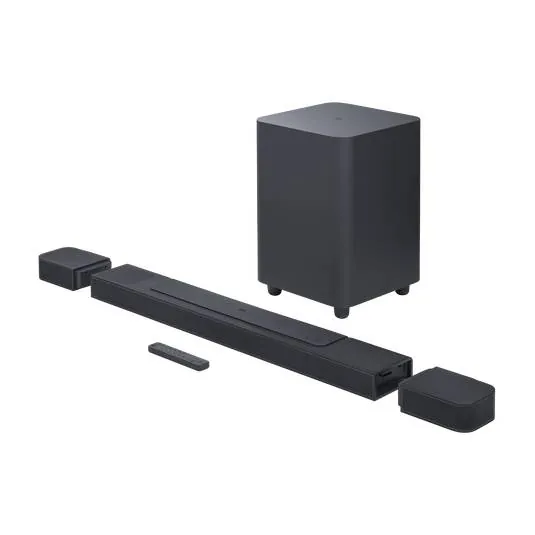 Soundbar Inalámbrico JBL Bar 1000, 7.1.4 Canales, Bluetooth, Wi-Fi 6, Dolby Atmos, DTS:X, MultiBeam 9