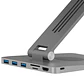 Klip Xtreme - Docking station 9 en 1 con soporte para laptop y plataforma de carga inalámbrica - Miniatura 4