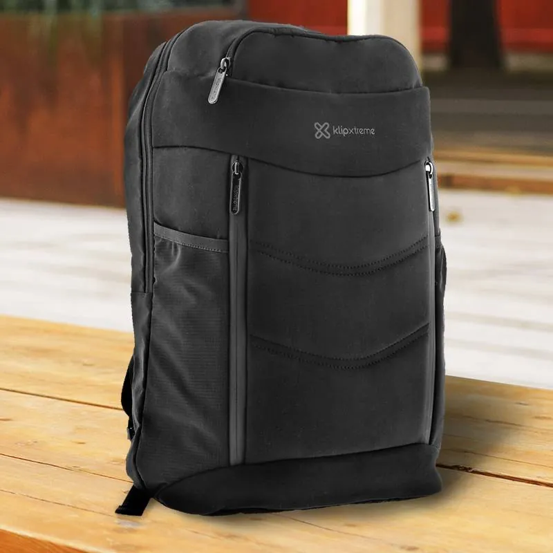 Mochila para Notebook Klip Xtreme Pioneer, Polyester, Carga Máxima 18kg, Negro 11