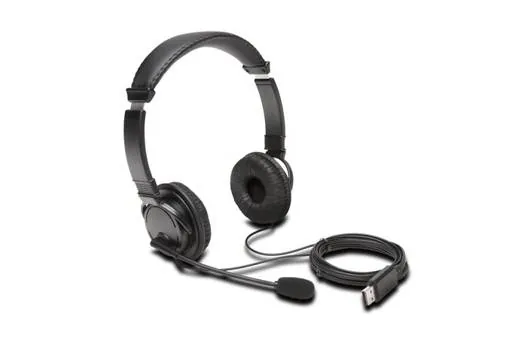 Audífonos con Micrófono Kensington Hi-Fi, Conexión USB, Negro 3