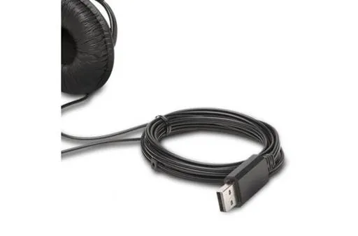 Audífonos con Micrófono Kensington Hi-Fi, Conexión USB, Negro 5