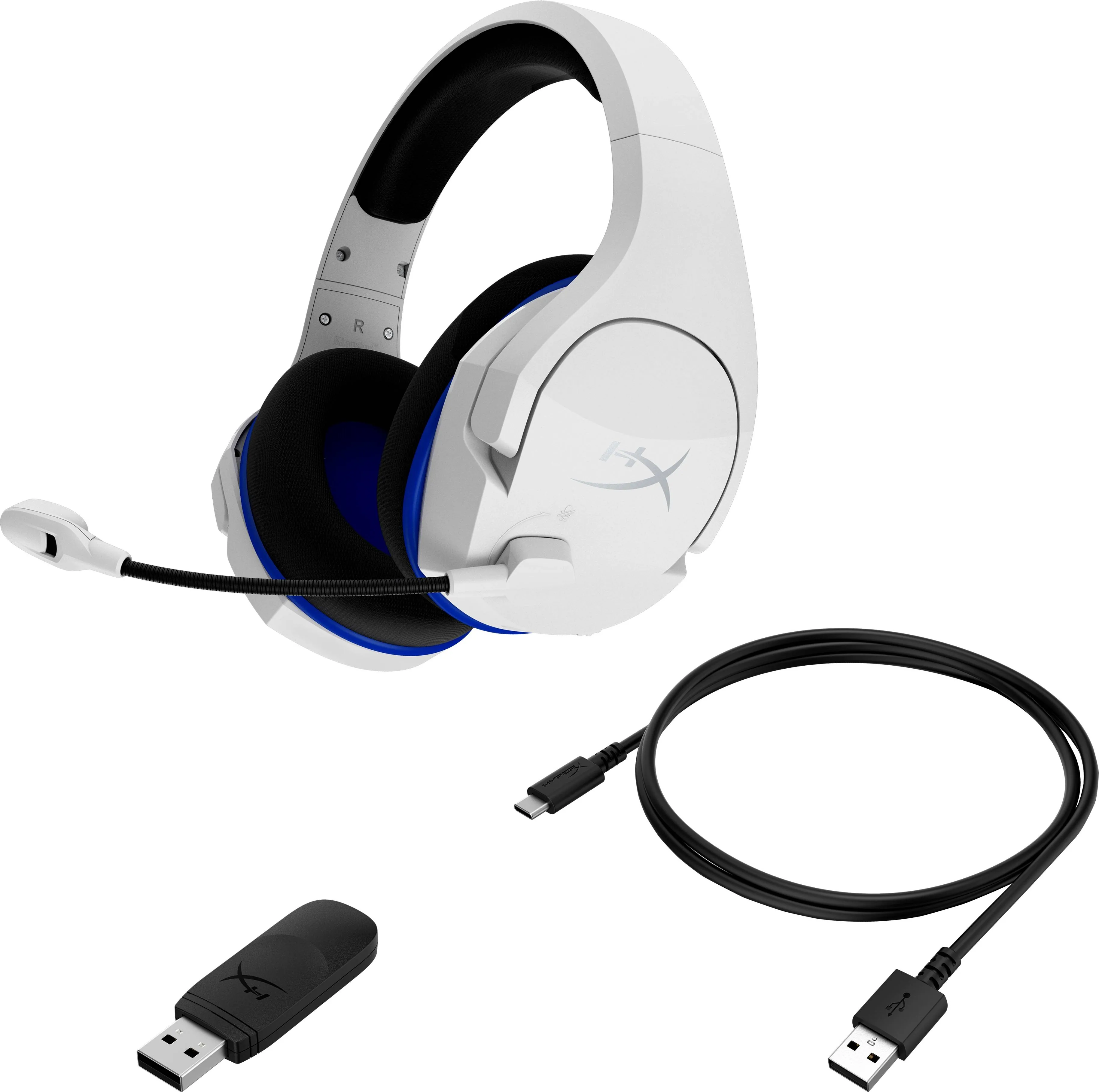 Audifonos Gamer Inalámbrico HyperX Cloud Stinger Core, USB, Over-Ear, Blanco 6