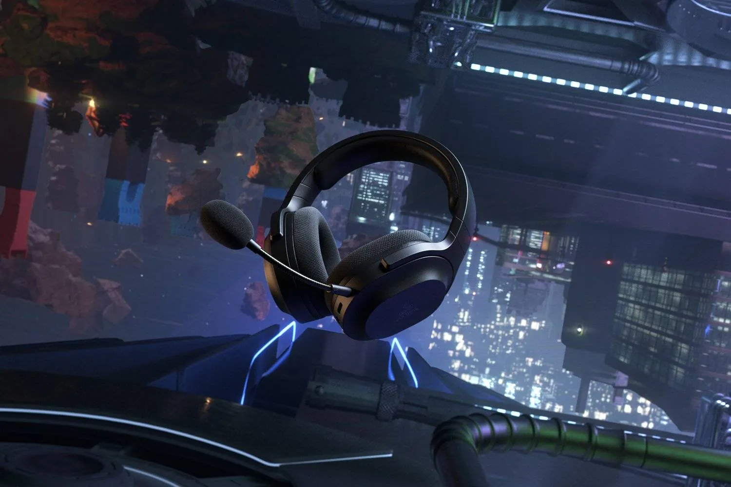 Audífonos Gamer Inalámbrico Razer Barracuda X, Multiplataforma para juegos y celulares, Negro 3