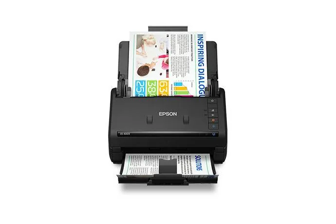 Escáner de Documentos Epson ES-400II, Conexión USB 3.0, 21-40 ppm, Negro 5
