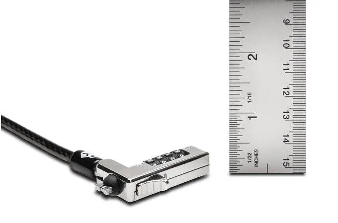 Kensington Slim NanoSaver Combination Laptop Lock - Bloqueo de cable de seguridad - 1.8 m 2