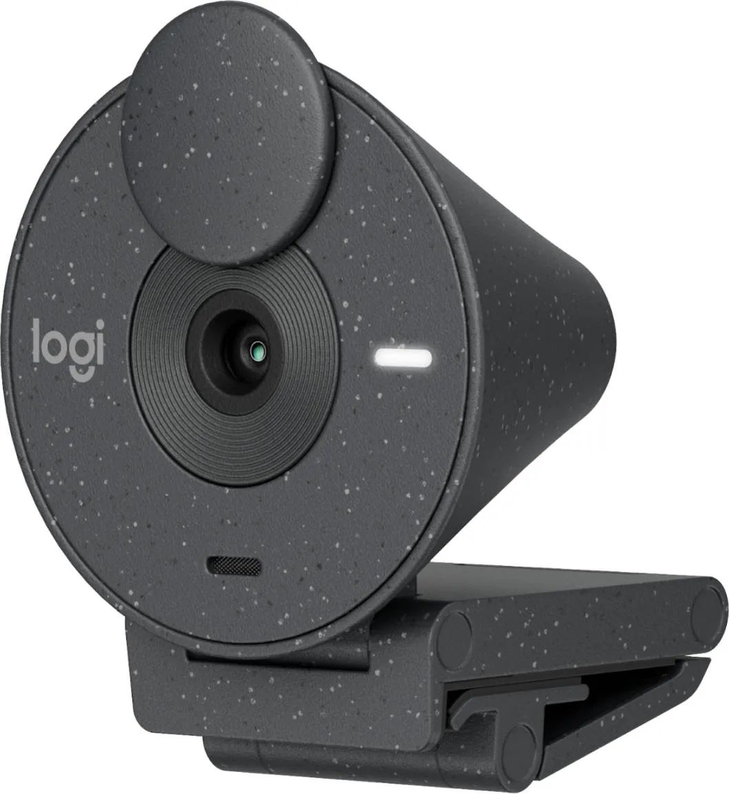 Cámara Web Logitech Brio 300, Full HD 1080p/30FPS, Micrófono Integrado, USB-C, Grafito 3