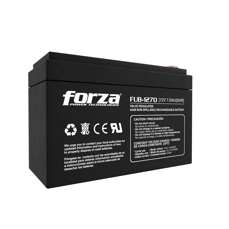 Batería para UPS Forza FUB-1270, 12V, 7A 7