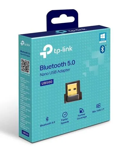 Nano Adaptador Bluetooth 5.0 TP-Link UB500, USB 2.0 3